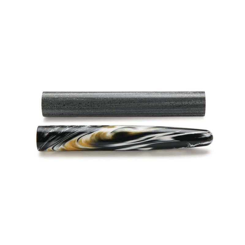 Poly Resin Pen Blank - 3/4" x 3/4" x 5" - Color:Orinoco Marble